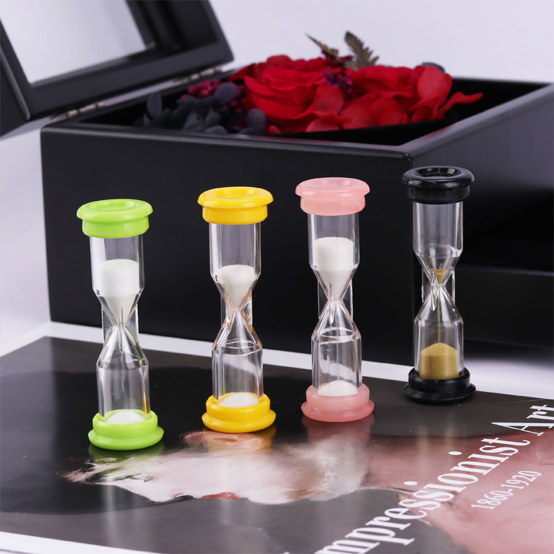 Bambini Happy Time 5 Minute Piccola Mini di plastica Mini Minute Minute Timer di sabbia
