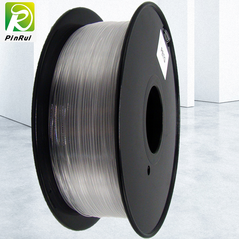 Pinrui 3D Stampante 1.75mmtG Filament Colore trasparente per stampante 3D