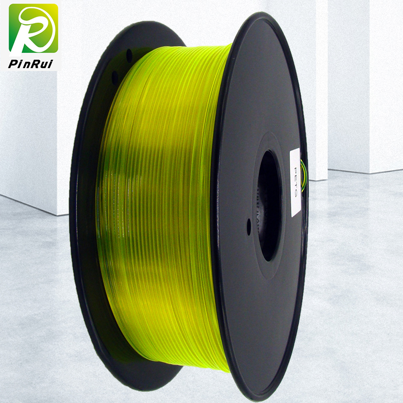 Pinrui 3D Stampante 1.75mmpetg Filamento giallo colore per stampante 3D