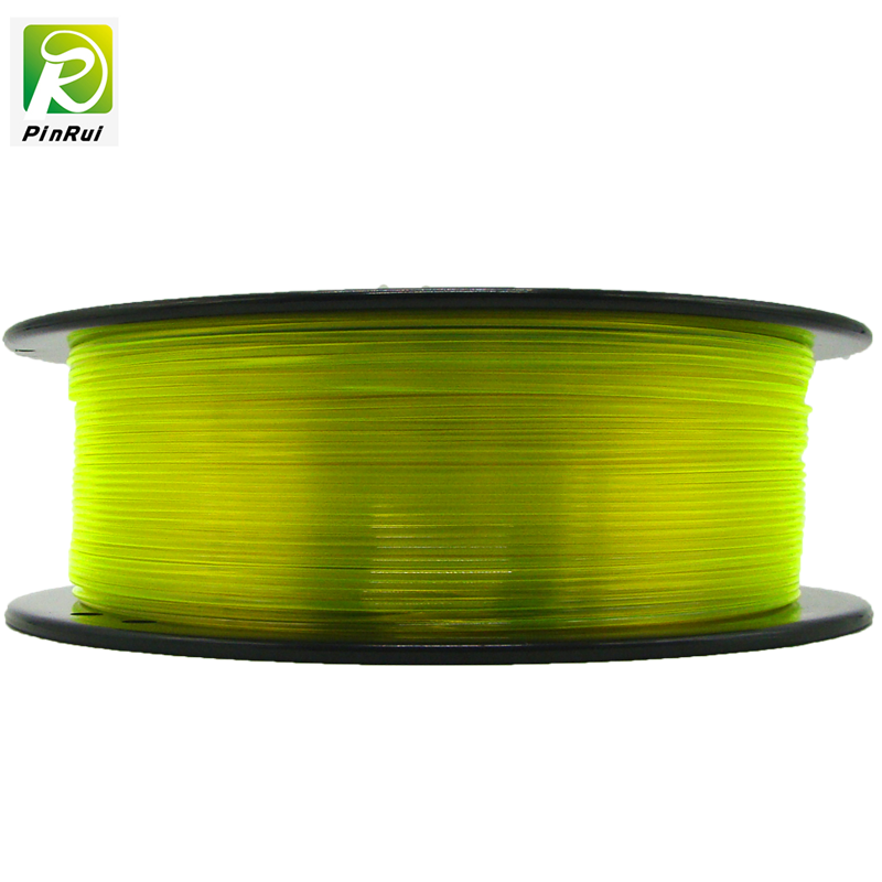 Pinrui 3D Stampante 1.75mmpetg Filamento giallo colore per stampante 3D