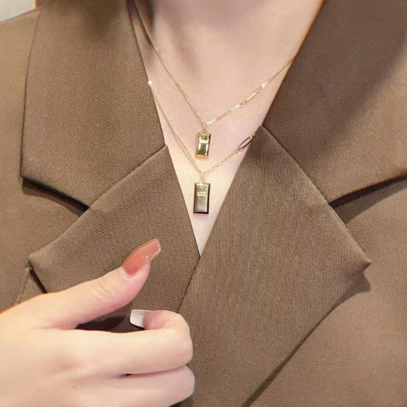 Nuova stile di moda 999 5g Technology Gold Collana per ragazza