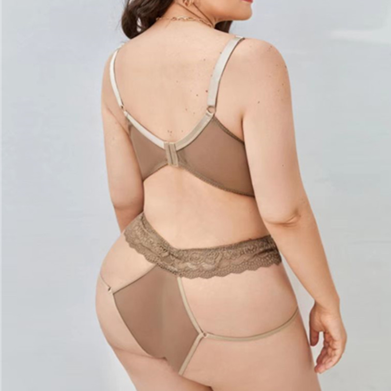 Reggiseno a vita set di lingerie sexy reggiseno smerlato con uno speciale design sexy hip quadra
