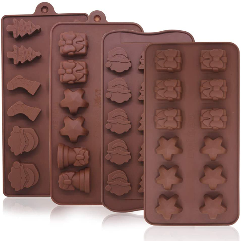 Stumpi di cioccolato a forma di stella silicone di alta qualità