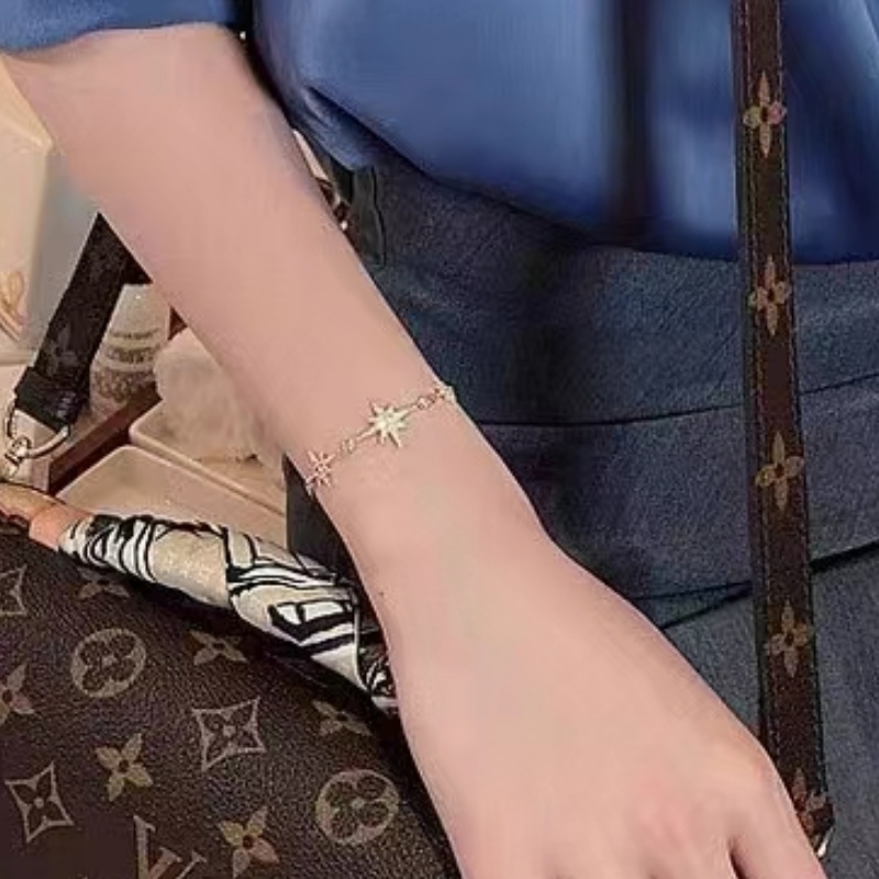 Tuochen Jewelry Fashion New Design 18K/14K/10K Gold Diamond Star Bracciale