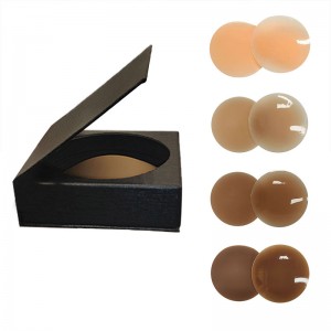 Copertina di capezzolo reggiseni in silicone a forma rotonda resistente