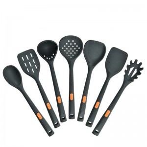 Nuovi accessori da cucina resistenti al calore antiaderente 7 pezzi Set di utensili da cucina cucina in silicone