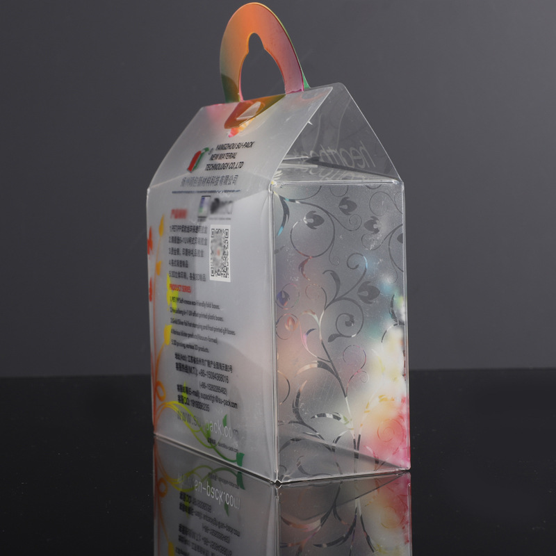 Box regalo in plastica in PVC, scatola regalo trasparente personalizzata su richiesta, adatta per i regali, Pasqua, matrimonio, festa, Halloween, Natale