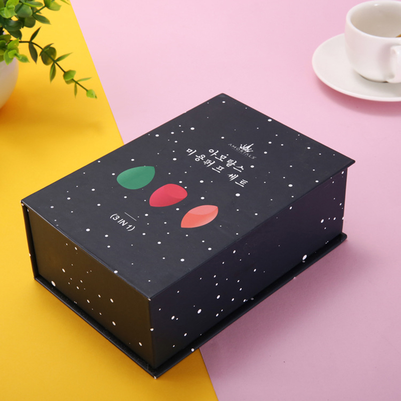 Riquadro regalo per cosmetici Tiandi personalizzata pieghevole pieghevole della carta bianca scatola a flip box quadrato confezione regalo
