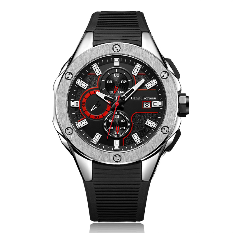 Daniel Gormantop Brand Luxury Sport Watch Men Watches Military Cint Blue Rubber Cint Automatico C Orologi RM2205