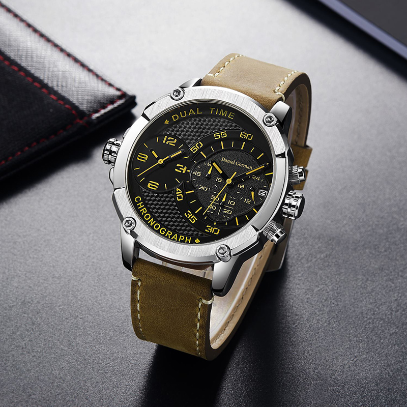 Danlei Gorman RM220 Watch Top Top Luxury Brand Waterroproof Watch Quart Ziuting Dropshipping in pelle militare