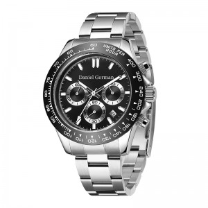 Daniel Gorman Brand Wholesales cinturino da uomo di lusso orologi luminosi da 30 m di orologi da cronografo impermeabile per uomini wristrm220428