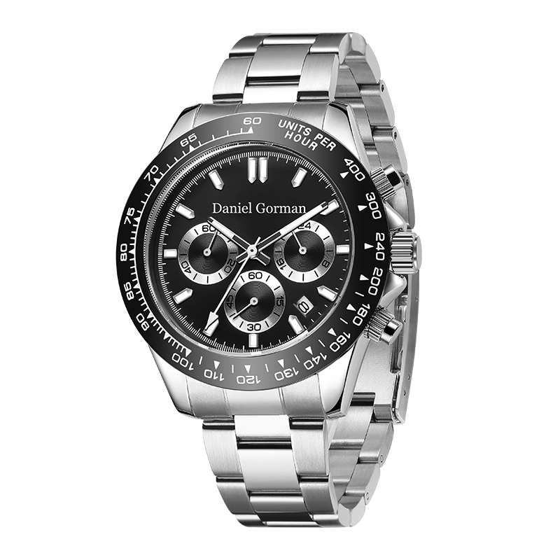 Daniel Gorman Brand Wholesales cinturino da uomo di lusso orologi luminosi da 30 m di orologi da cronografo impermeabile per uomini wristrm220428