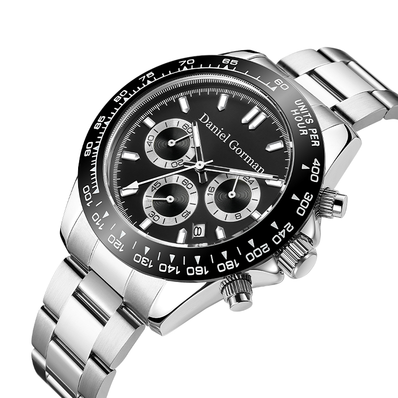 Daniel Gorman Brand Wholesales cinturino da uomo di lusso orologi luminosi da 30 m di orologi da cronografo impermeabile per uomini wristrm220428