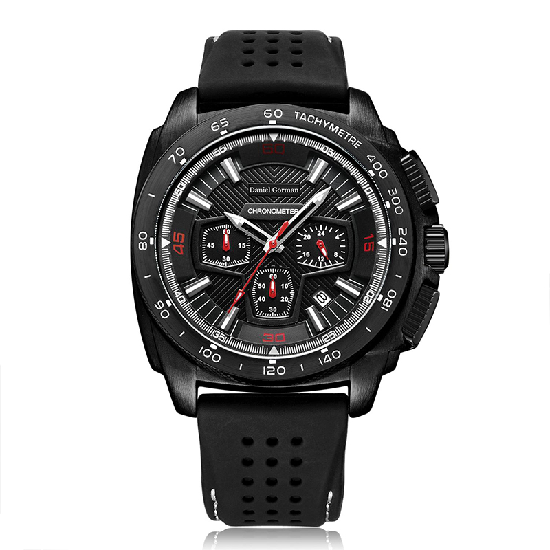Daniel Gormantop Brand Luxury Sport Orologio Orologi militari Orologi Blue Rubber Cintino Automatico impermeabile RM2206