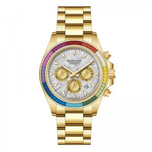 orologio di lusso in acciaio inossidabile quarzo watchdg9003