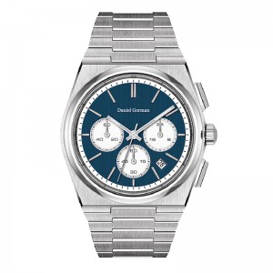 orologi uomini polso in acciaio inossidabile multifunzione quarzo orologio dg9004