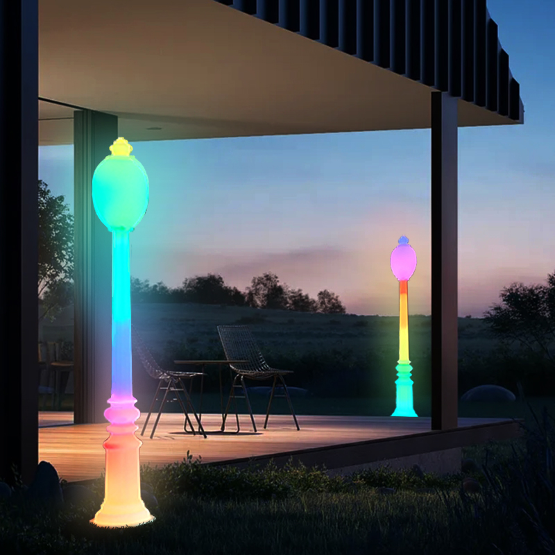 Lampada a led decorazione da giardino solare esterno impermeabile