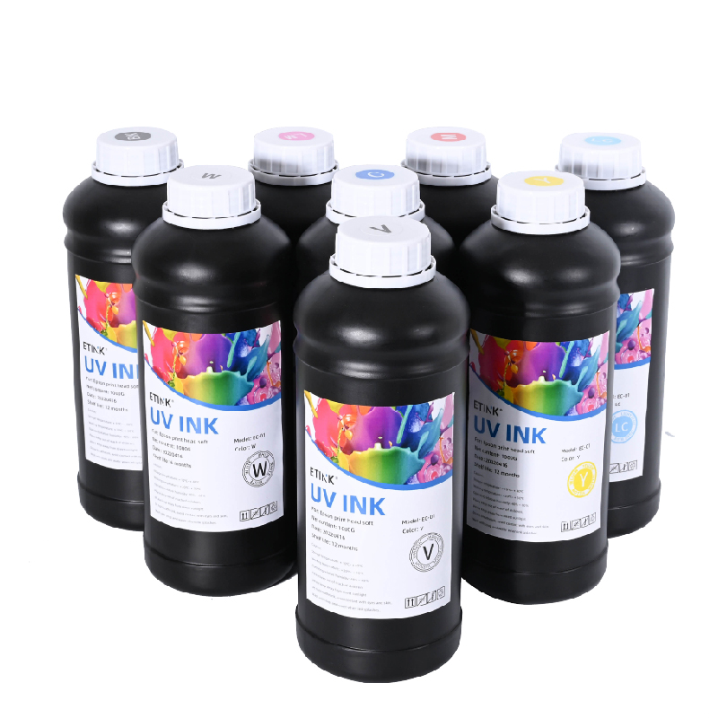 L'inchiostro morbido a LED UV è adatto per Epson Stampa testa per stampare PVC TPU