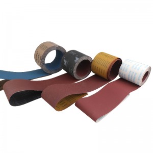 Rotolo di tessuto smerigliato