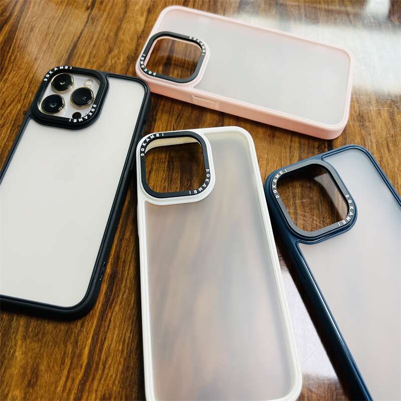 Custodia per telefono in plastica acrilica trasparente