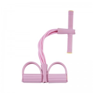 Elastico sit-up tiro a corda addominale esercitatore addominale, a 4 tubo sit up sit up tira con la corda del pedale che allunga l\'attrezzatura di yoga di addestramento dimagrante