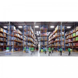 Scaffalatura a rack pallet