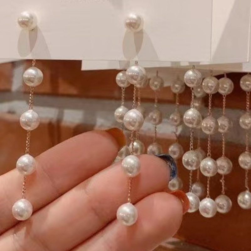 Orero di perle d'oro 18k per ragazze