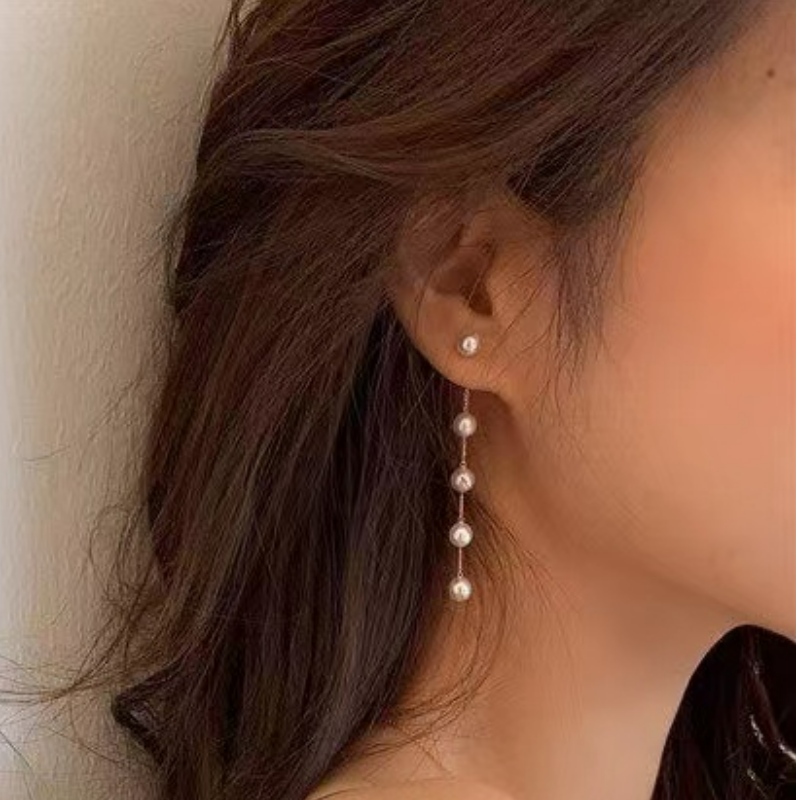 Orero di perle d'oro 18k per ragazze