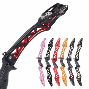 Elongarrow 25 pollici ILF 6061-T6 RECURVE RECURVE HEGH GUSHE