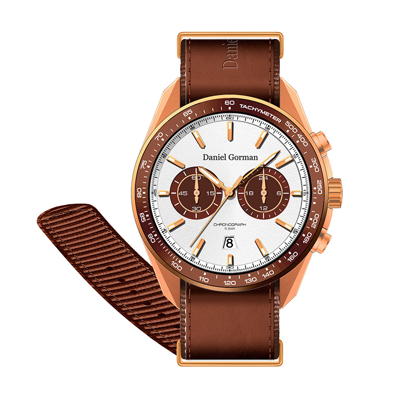 2022 Daniel Gormandg9005 Luxury Men Watches Logo personalizzato orologio da polso automatico inossidabile Orologio meccanico Double Tourbillon