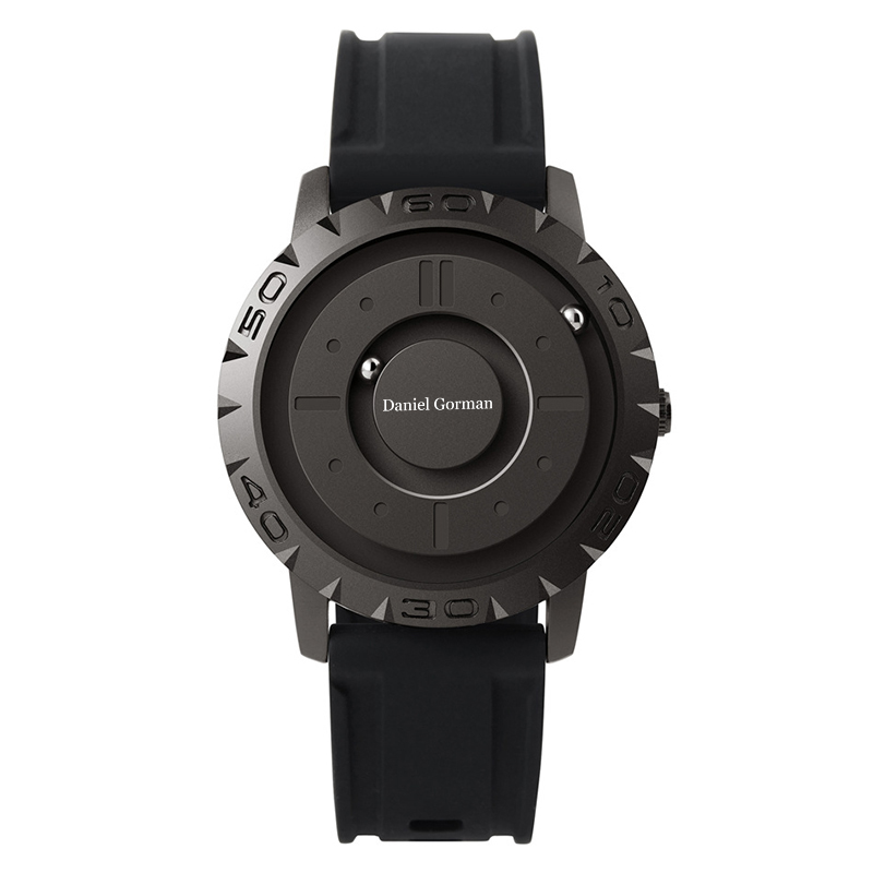 Daniel Gorman GO14 Magnetic Bead Men \\ orologio per orologio creativo personalizzato Sports orologio da moda senza bordi cinghia in acciaio inossidabile orologio impermeabile