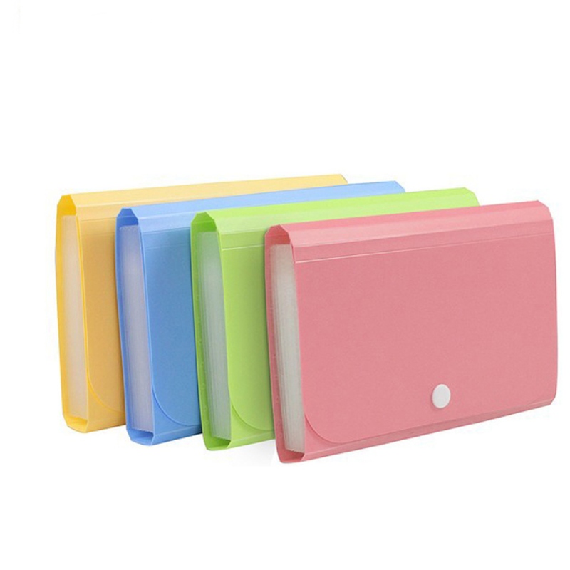 Cartella in espansione A5 Dimensione lettera PP PPICK POCCHT File espandibile Multi Pocket Organizer