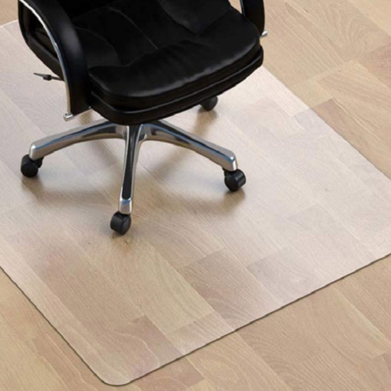 2022 Amazon Hot Sale Chair Mat per protezione per pavimenti in legno trasparente PP Office Sedia tappetino