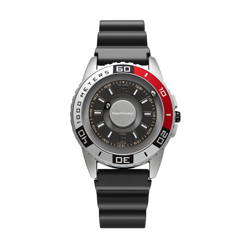 Daniel Gorman GO15 Magnetic Bead Men \\ orologio per orologio creativo personalizzato Sports orologio da moda senza bordi cinghia in acciaio inossidabile orologio impermeabile