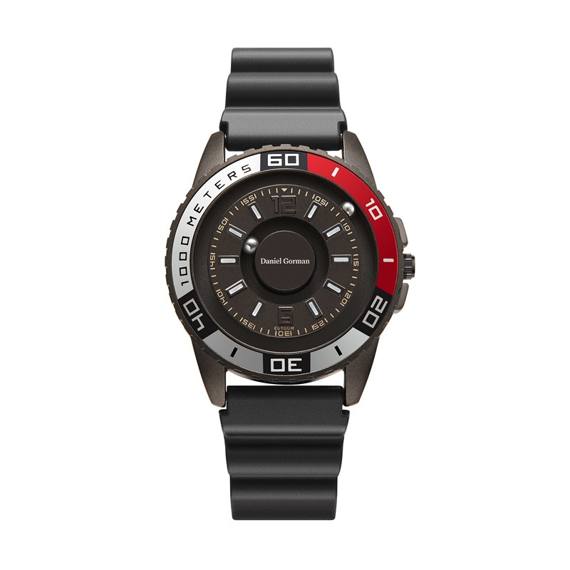 Daniel Gorman GO15 Magnetic Bead Men \\ orologio per orologio creativo personalizzato Sports orologio da moda senza bordi cinghia in acciaio inossidabile orologio impermeabile