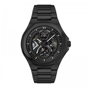 Daniel Gorman DG9111 Luxury Mechanical Hollow orologio da uomo \\\\ Waterproof Watch Leisure Luminous in acciaio inossidabile cinghia d\'acciaio orologio di lusso di lusso