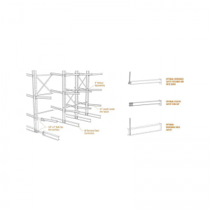 Rack a sbalzo del raggio