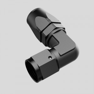 6an 8an 10an 12an 16an cutter femmina a gomito forgiato Un tubo termina