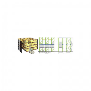 Guidare in racking da pallet