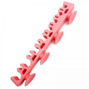 Porta di asciugatura per trucco in silicone per strumenti cosmetici bagno