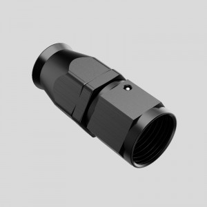 Raccordi di estremità del tubo flessibile girevole in alluminio PTFE una donna dritta