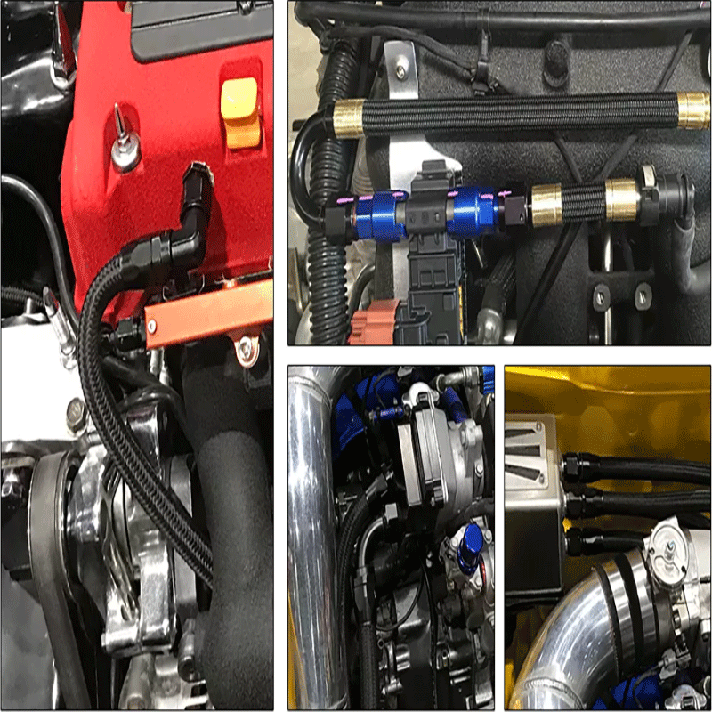 Display dell\'effetto della modifica della linea del carburante