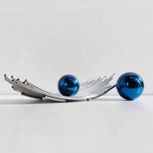 Vassoio per barche d\'argento