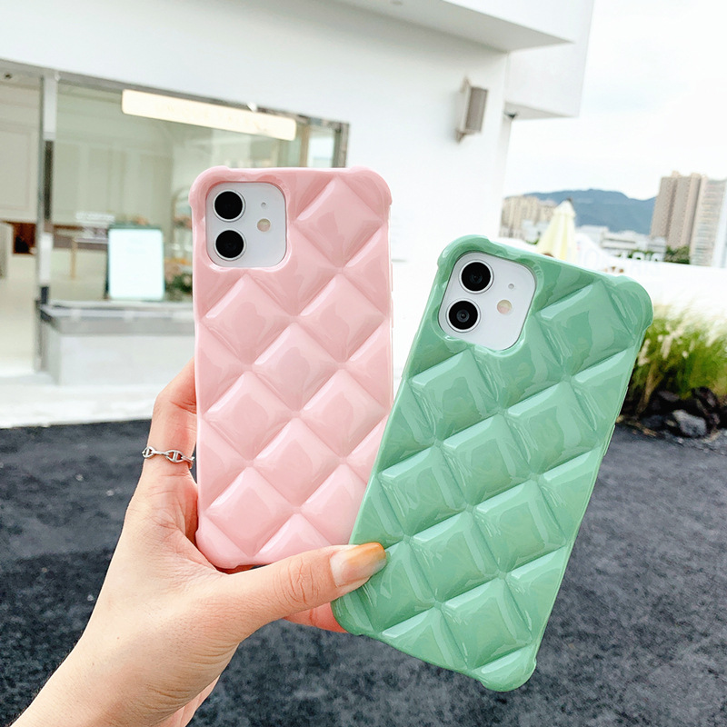 Nuova custodia per telefono cellulare Apple iPhone14/PRO Custodia protettiva TPU Lattice Anti Falling Protective Case