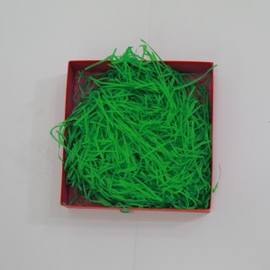 Scatola decorativa decorativa di alta qualità all\'ingrosso rafia shredded box ripieno carta grattugiata increspata per scatola regalo fille kraft imballaggio cartacera brandelli