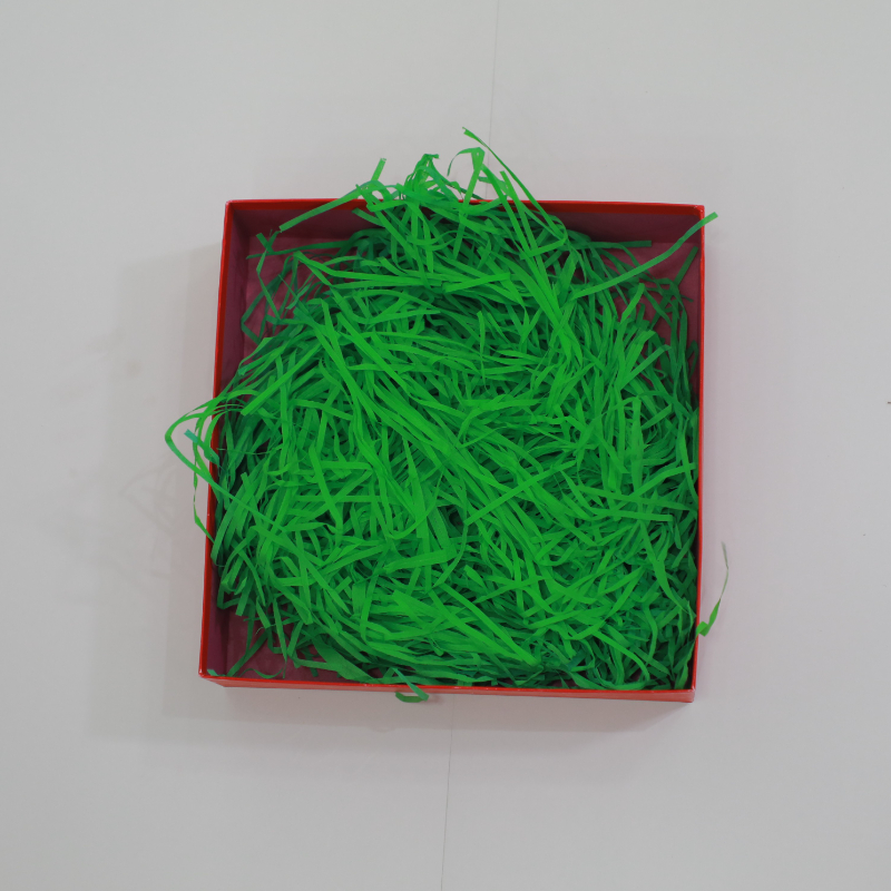 Scatola decorativa decorativa di alta qualità all'ingrosso rafia shredded box ripieno carta grattugiata increspata per scatola regalo fille kraft imballaggio cartacera brandelli
