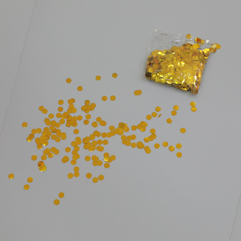 Cerchi di coriandoli di carta tissutale