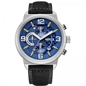 Baogela Men \\\\ \'S Black Sports Quartz Watch Leisure Fashion Analog Timing Watch Display Orologio 1709 Blu Nero