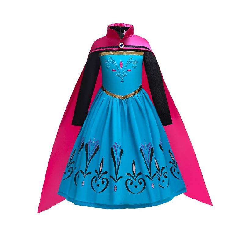 Baige Christmas Halloween Abiti per feste per bambini Principessa Anna Elsa Costume Costume per bambini Costume da gioco per bambini