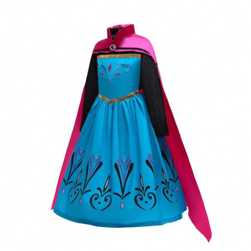 Baige Christmas Halloween Abiti per feste per bambini Principessa Anna Elsa Costume Costume per bambini Costume da gioco per bambini